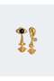 Brand Stone Face Earrings