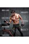 Adjustable Weight Bench, Home Gym Bench Press with Multi-Function Training Bench with Dumbbell - 6