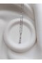 Round Stone Steel Necklace - Zircon Stone Round Steel Necklace - 4
