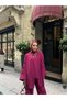 Sleeves Ribbon Bow Detail Design Jacket Blouse Trousers Brand Equivalent Three-Piece Islamic Casual Stylish Suit - 6