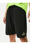 Sports Shorts with Lace Waist Printed Pockets - 5