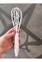 White Human Silicone Whisk - 26 cm / 1 Piece