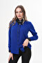 Women's Large Size Collar Cuff Plated Detachable and Installable Butterfly Bow Detailed Shirt G0060 - 5
