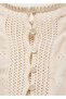 Kombinierte Bluse mit durchbrochenen Details - 7
