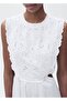 Embroidered dress with side slits - 5