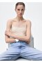 Slim Fit Blouse with Thin Straps - 5