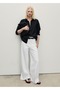 Buttoned Wideleg Jeans - 2