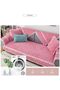 Lace Soft And Premium Quality Sofa Topper/Cover Pink 210X 90Cm - 2
