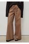 Belted Striped Wideleg Low Waist Jean