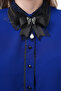 Women's Large Size Collar Cuff Plated Detachable and Installable Butterfly Bow Detailed Shirt G0060 - 7