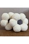 Daisy Pillow Plush Throw Pillow Gray 2 Pack