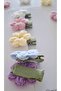 Baby Knitted Daisy Clips Set of 5 – Natural Baby Hair Accessory with Mini Clips (3.5 cm) - 4