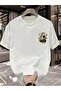 Summer Cotton T-Shirt for Men, 100% Pure Cotton, Cartoon Print, Round Neck, - 3