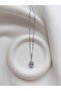 Turtle Necklace - Turtle Steel Necklace with Zircon Stone - 5