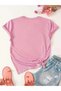 Hooded Short Sleeve Casual T-Shirt, Round Neck T-Shirt, Summer Sports Style, "Paris France" Print, - 4