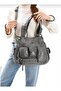 Faux Leather Shoulder Bag
