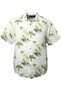 Large Size Patterned Viscose Shirt Short Sleeve Suitable for 120Kg-190Kg
