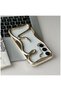 Samsung Galaxy S23 FE Compatible Case Zebana 3D Snake Silicone Case Gold - 4