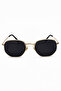 Hexagonal Sunglasses Metal Frame - 4
