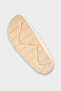 Stylish Women's Slippers with High Sole Buckle Beige - 5
