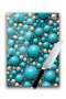 Glass Cutting Board Chopping Board Colorful Pearls Dowry Gift 35X25 cm
