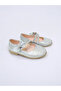 Girl's Bow-Tie Silver Color Orthopedic Ballerinas - 2
