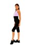 Black Thermal High Waist Agraft Short Leggings Terleten Thermal Agraft Half Corset Leggings - 3