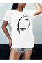Graphic Printed T-Shirt, Casual Short Sleeve Crew Neck Top for Spring and Summer, Women's Clothing - 6