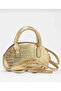 Women's Mini Crocodile Pattern Cross Strap Hand and Shoulder Bag - 5