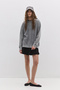 Oversize Faded Effect Cotton Sweatshirt - 2