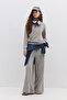 Faded Effect Slogan Sweatshirt - 5