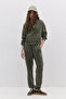 Faded Effect Cotton Jogger Sweatpants
