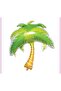 Tropical & Summer Themed Foil Balloon Set - Sun, Cloud, Palm & Daisy - 6
