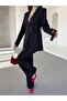 Eyelet Belted Twin Blazer Set - 3