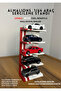1/64 Scale Vehicles Display Stand (for 5 Cars) - Red & White - Cars Not Included! - 3