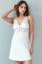 Women's Ecru Pajamas Shorts Suit Lace Dressing Gown Nightgown Boxed 6-Piece Dowry Set - Combed Cotton - Swt.0688 - 4