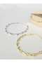 Zircon Stone Bone Bracelet Steel Bracelet Unbreakable Women's Bracelet Gift for Lover Serenay Bracelet - 5
