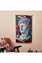 Classicism Pop Art Printed Wall Drape - 100% Cotton Back, Vibrant Colors, Lightweight Fabric - Bedding - 2