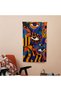 Popart Style Wall Covering - Vibrant Colors, Ranforce Fabric - Light Modern Decorative Fabric - 3