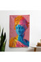 Classicism+Popart Wall Art Fabric Drape - Vibrant Sublimation Print, Lightweight Ranforce Fabric