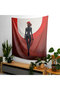 Minimalist Black Widow Wall Covering - 100% Cotton Backing, Ranforce Fabric, Vibrant Colors - Modern - 4