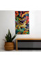 Popart Style Bed Wall Cover - 100% Cotton and Polyester, Livelen Colors - 2