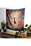 Abstract Splatter Painting Wall Covering - Vibrant Colors, 100% Cotton Backing, Sublimation Printing - Stylish - 4