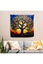 Stained Glass Tree of Life Wall Art - Vibrant Colors, for Bedroom, Living Room, or Dorm - 4