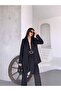 Double Blazer Suit with Shawl Detail - 7