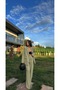 Striped Oversized Two-Piece Blazer Set - 3