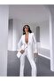 Belt Detailed Double Blazer Suit - 3