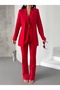 Belt Detailed Double Blazer Suit - 6