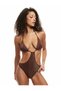 Halter Neck Drawstring Mayokini