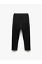 Textured Viscose Blended Chino Pocket Detailed Waist Lace up Trousers - 4